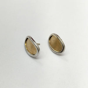 BROQUELES PAR ORO, ORO BLANCO 14 K 4 GRMS (SEMINUEVO)