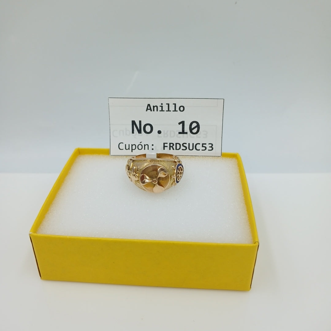 ANILLO ORO 14 K 10 GRMS (SEMINUEVO)