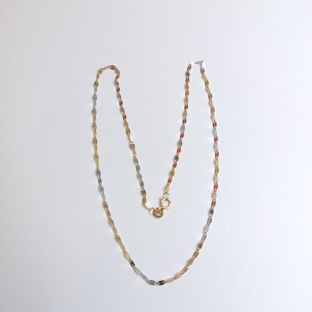 CADENA ORO, ORO COMBINADO 10 K 1.5 GRMS (SEMINUEVO)