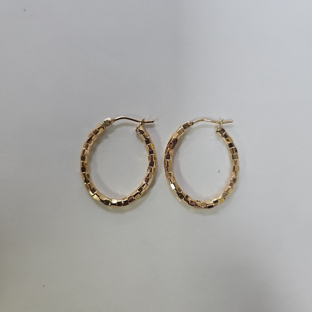 ARRACADAS PAR ORO 14 K 1.4 GRMS (SEMINUEVO)