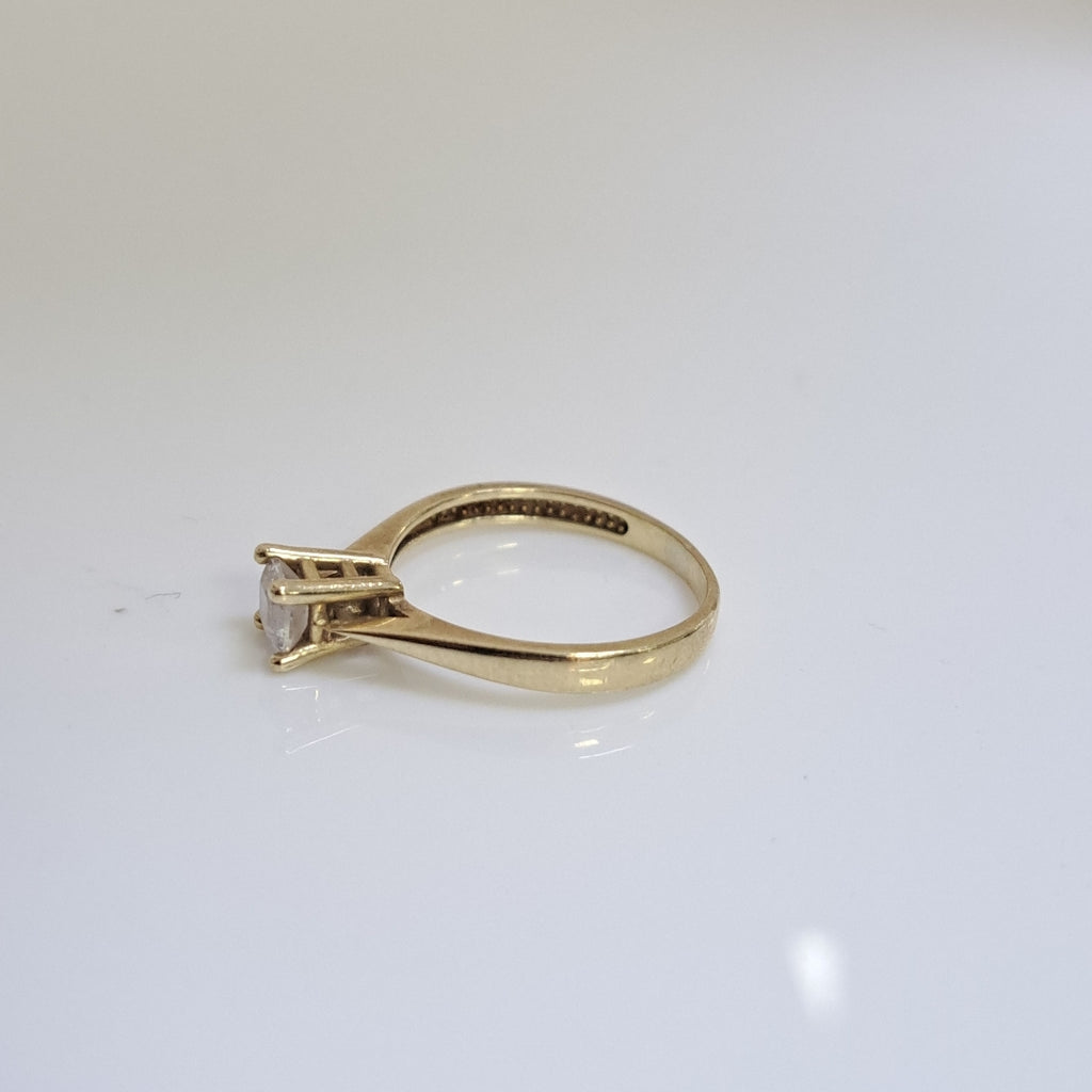 SOLITARIO ORO 14 K 1.7 GRMS (SEMINUEVO)
