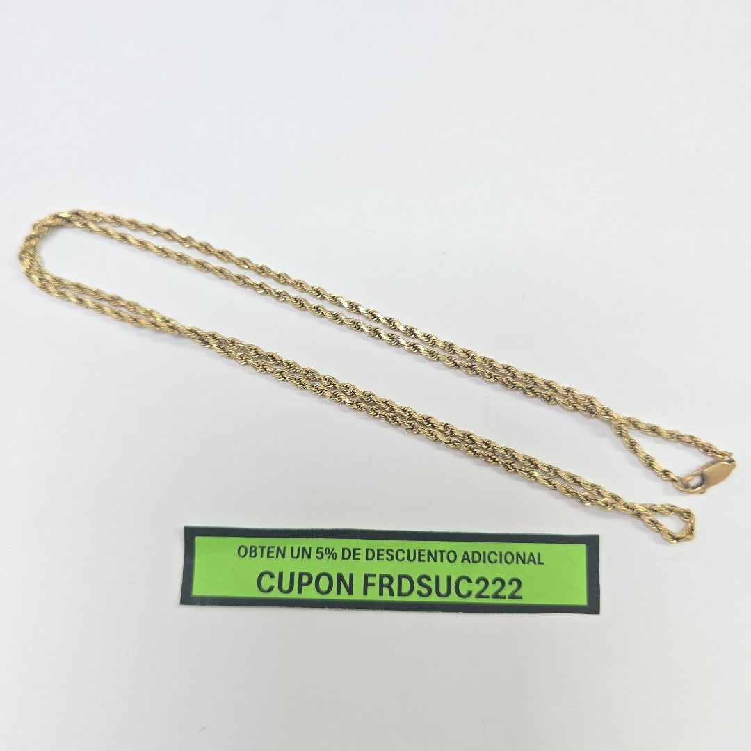 CADENA ORO 14 K 9.3 GRMS (SEMINUEVO)