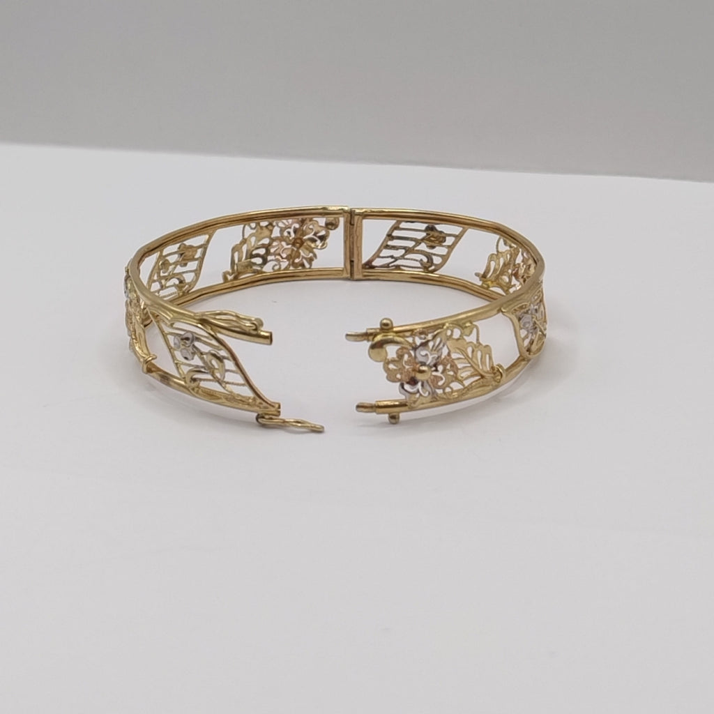 PULSERA RIGIDA ORO 10 K 18,60 GRMS (SEMINUEVO)