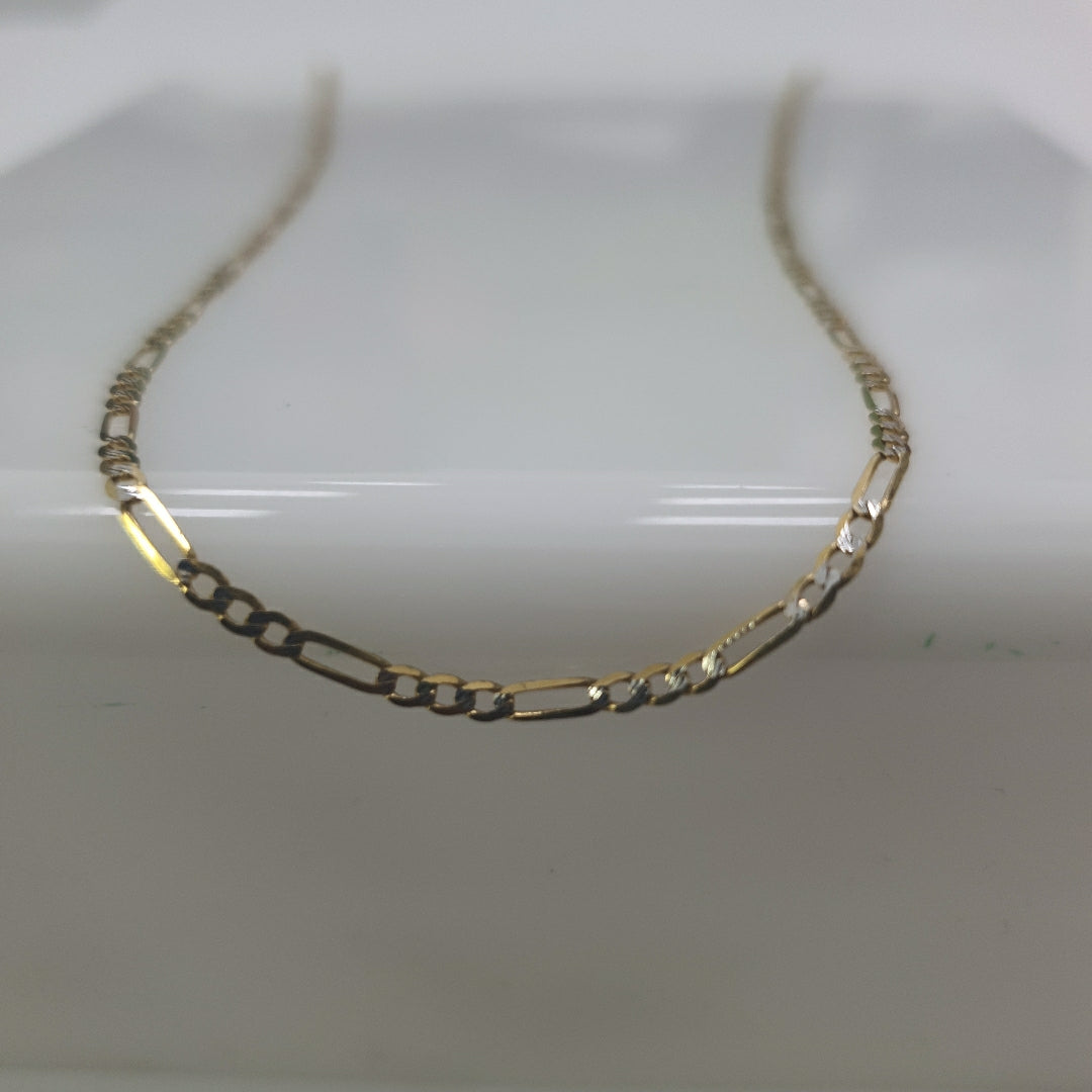 CADENA ORO, RODIADO 14 K 2.7 GRMS (SEMINUEVO)