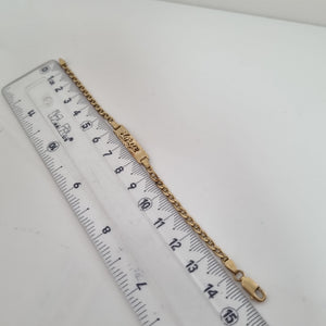 ESCLAVA ORO 10 K 3.6 GRMS (SEMINUEVO)