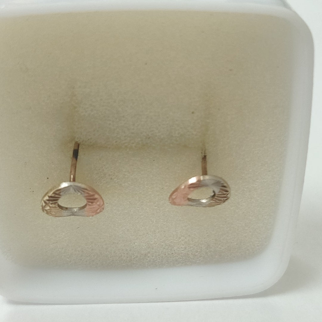 BROQUELES PAR ORO, ORO COMBINADO 10 K 1.4 GRMS (SEMINUEVO)