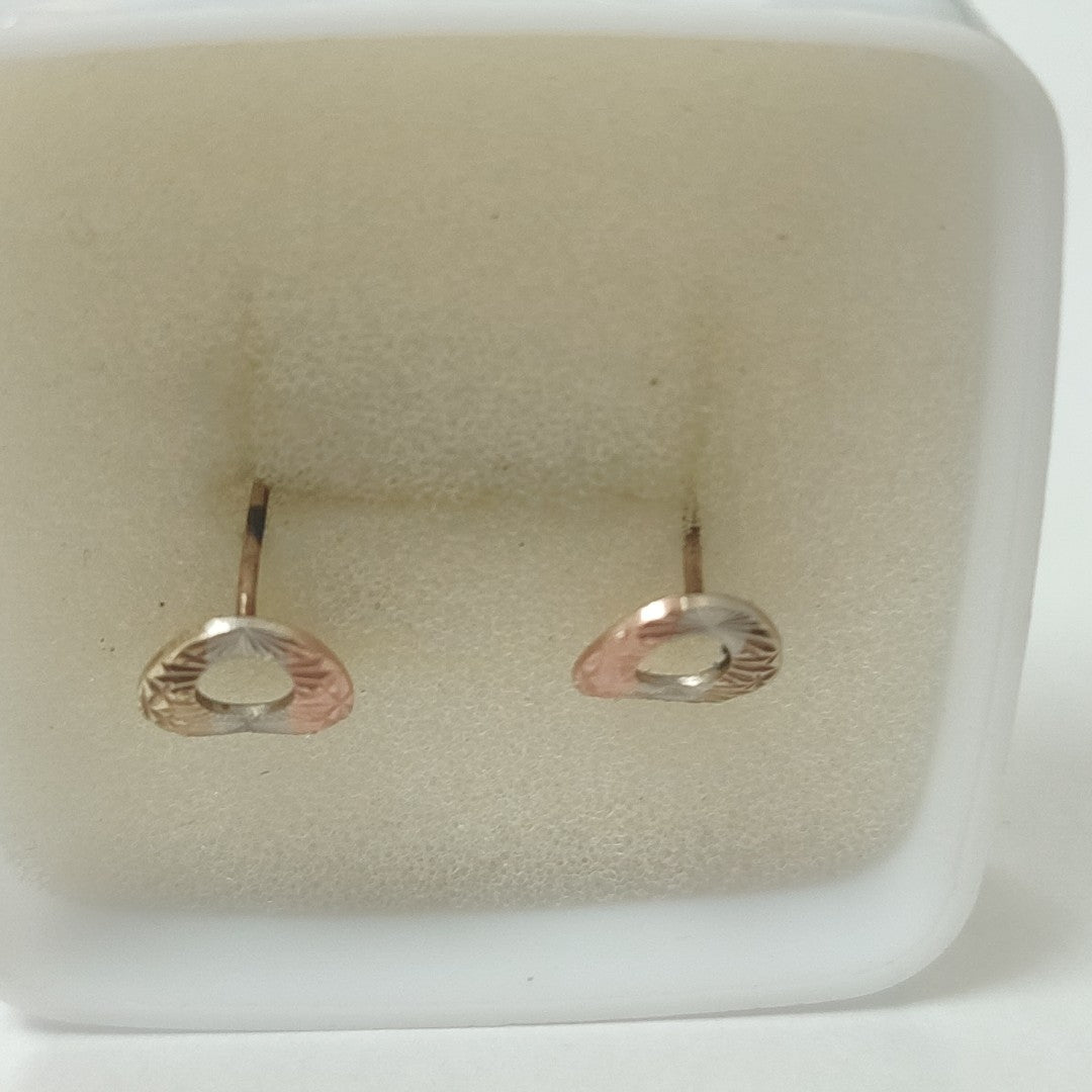 BROQUELES PAR ORO, ORO COMBINADO 10 K 1.4 GRMS (SEMINUEVO)