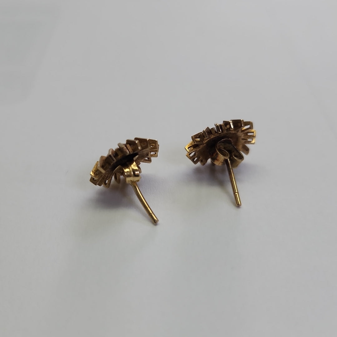 ARETES PAR ORO 14 K 2,00 GRMS (SEMINUEVO)