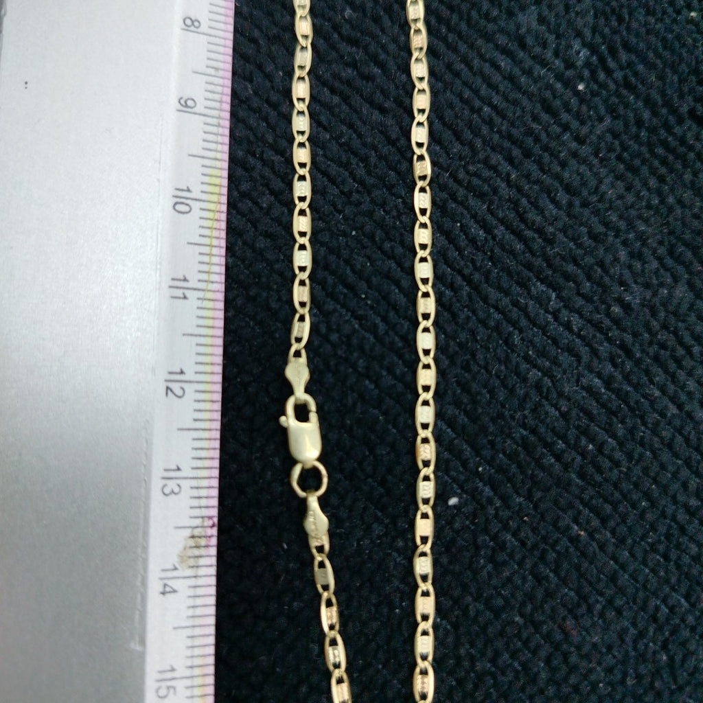 CADENA, MEDALLA RELIGIOSA ORO, ORO COMBINADO 10 K 3 GRMS (SEMINUEVO)