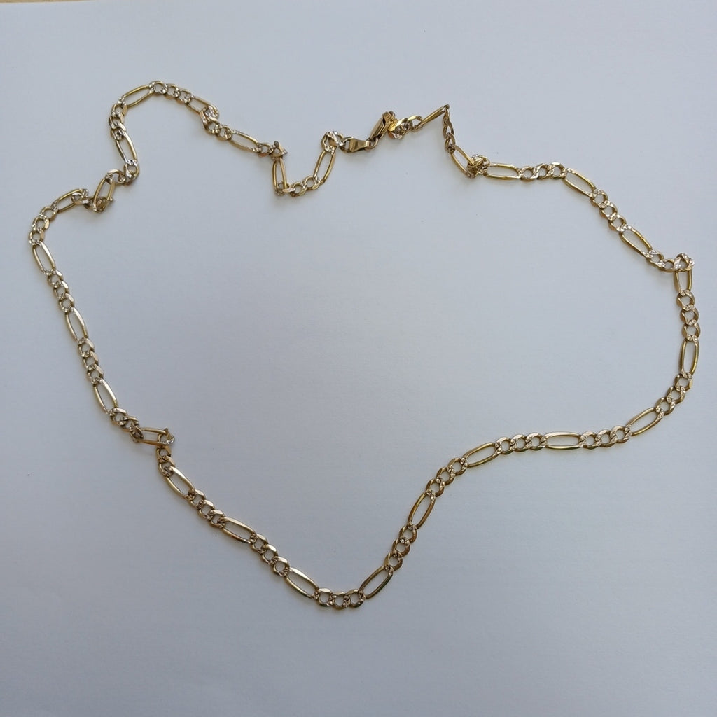 CADENA ORO, RODIADO 14 K 17.5 GRMS (SEMINUEVO)