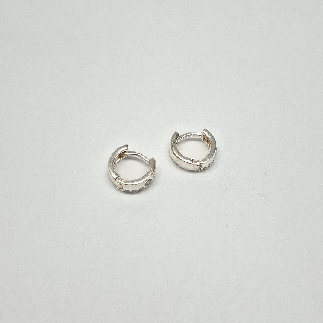 ARRACADAS C/CIRCONIAS PLATA .925 2.5 GR (NUEVO)