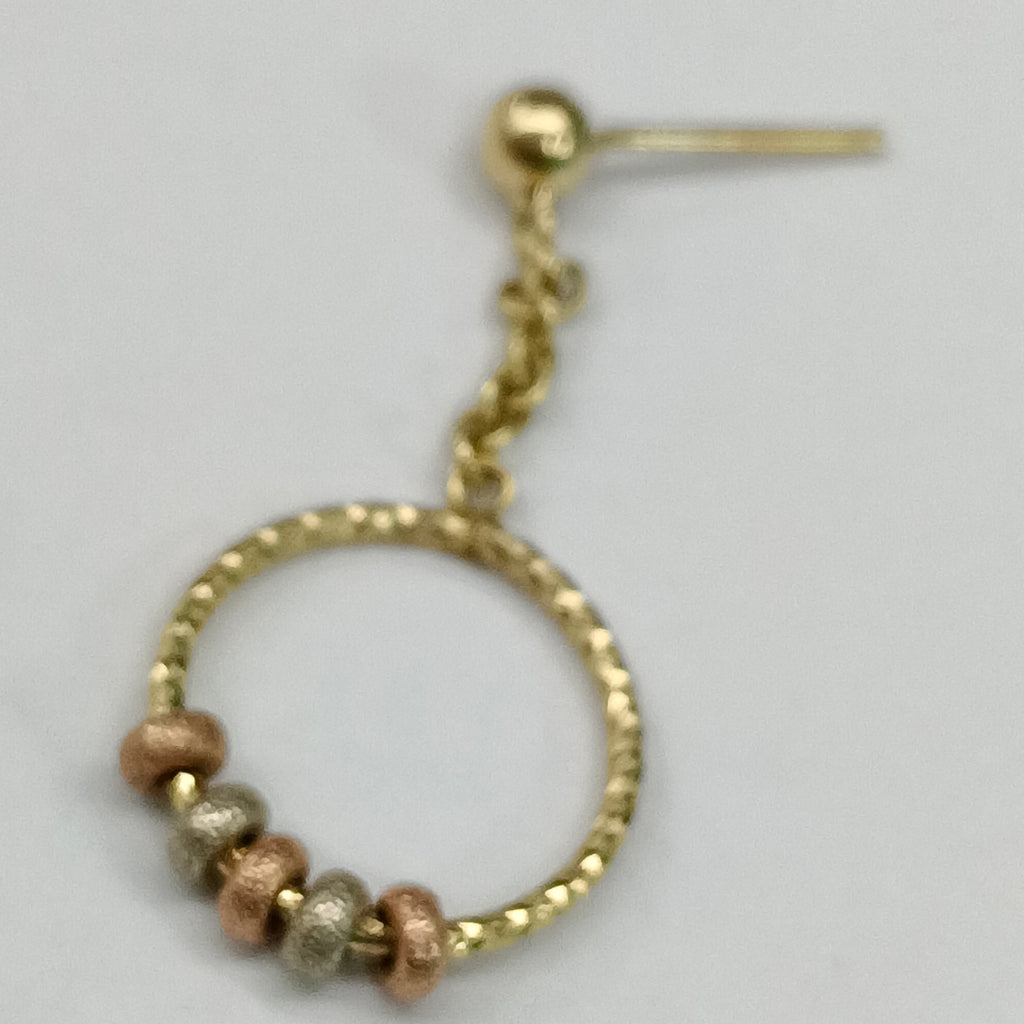 ARETES PAR ORO 14 K 2,20 GRMS (SEMINUEVO)