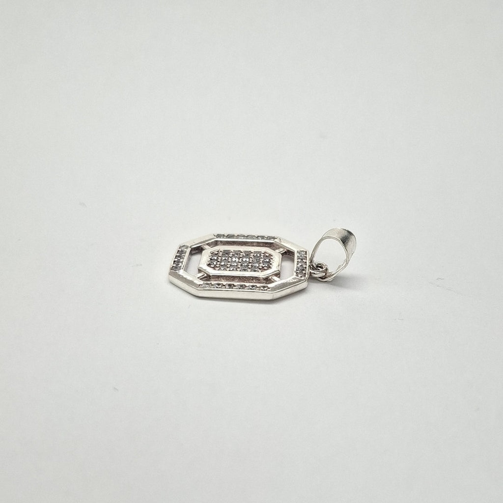DIJE C/CIRCONIAS PLATA .925 3.5 GR (NUEVO)