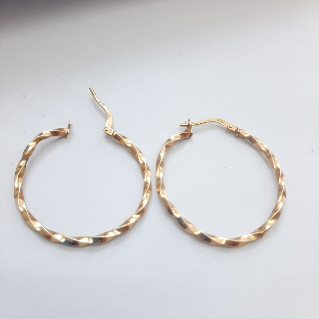 ARRACADAS PAR ORO 14 K 1,30 GRMS (SEMINUEVO)