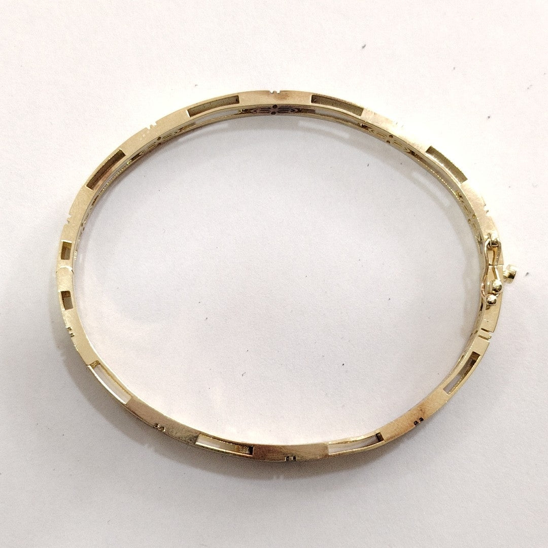 PULSERA, PULSERA RIGIDA ORO 10 K 7.8 GRMS (SEMINUEVO)
