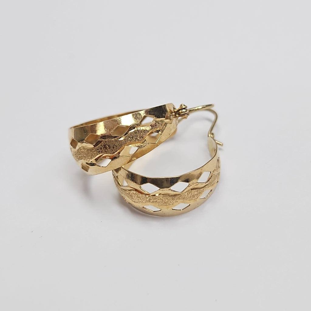 ARETES PAR ORO 14 K 3.7 GRMS (SEMINUEVO)