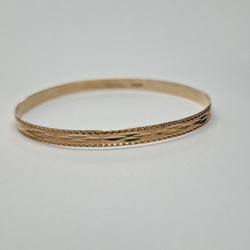 PULSERA RIGIDA ORO 10 K 5,90 GRMS (SEMINUEVO)