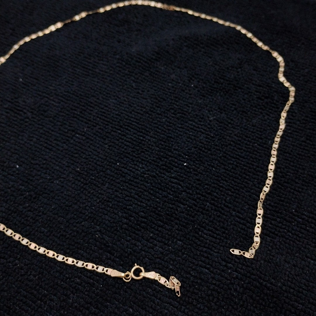 CADENA ORO COMBINADO 10 K 2.7 GRMS (SEMINUEVO)