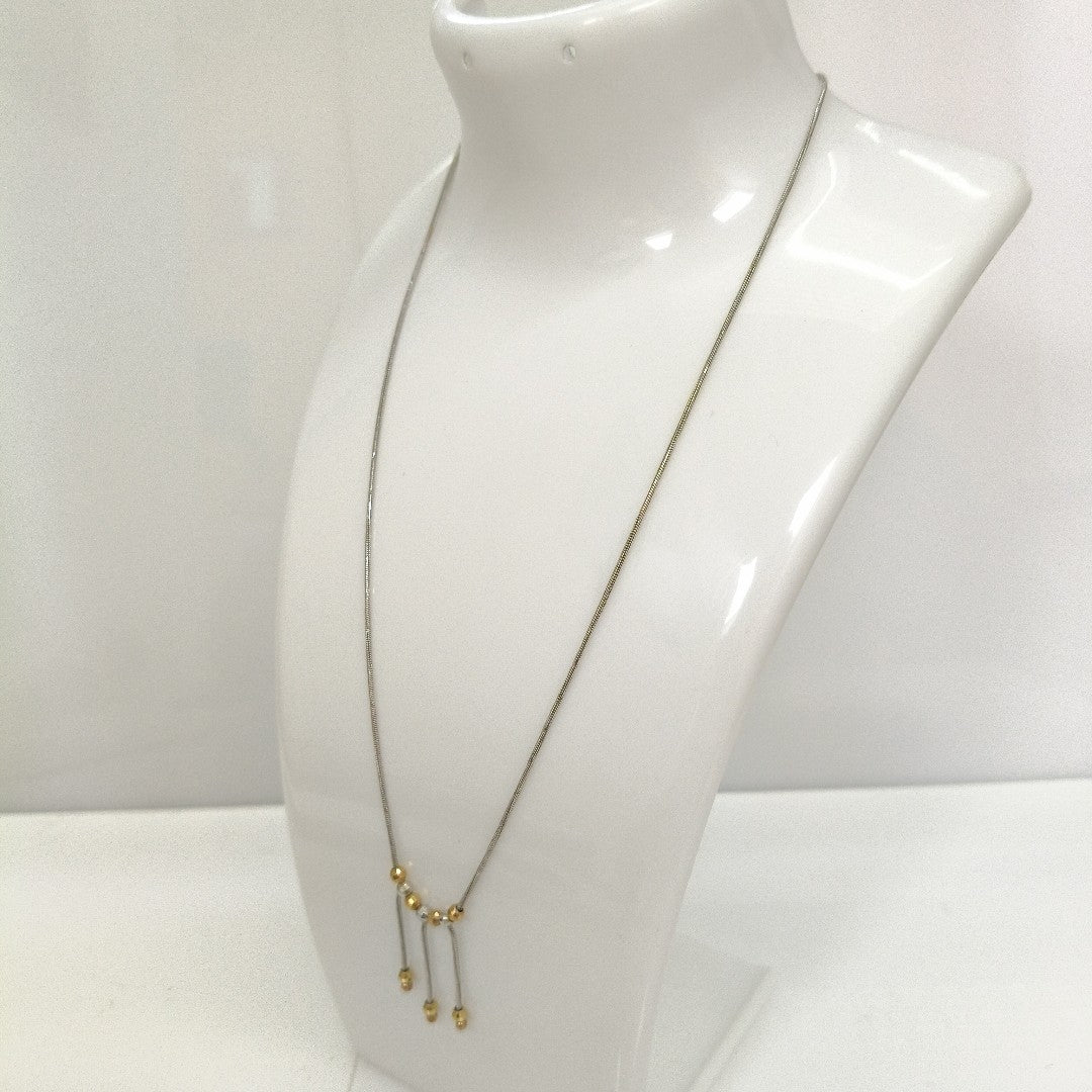 GARGANTILLA ORO BLANCO 14 K 4,80 GRMS (SEMINUEVO)