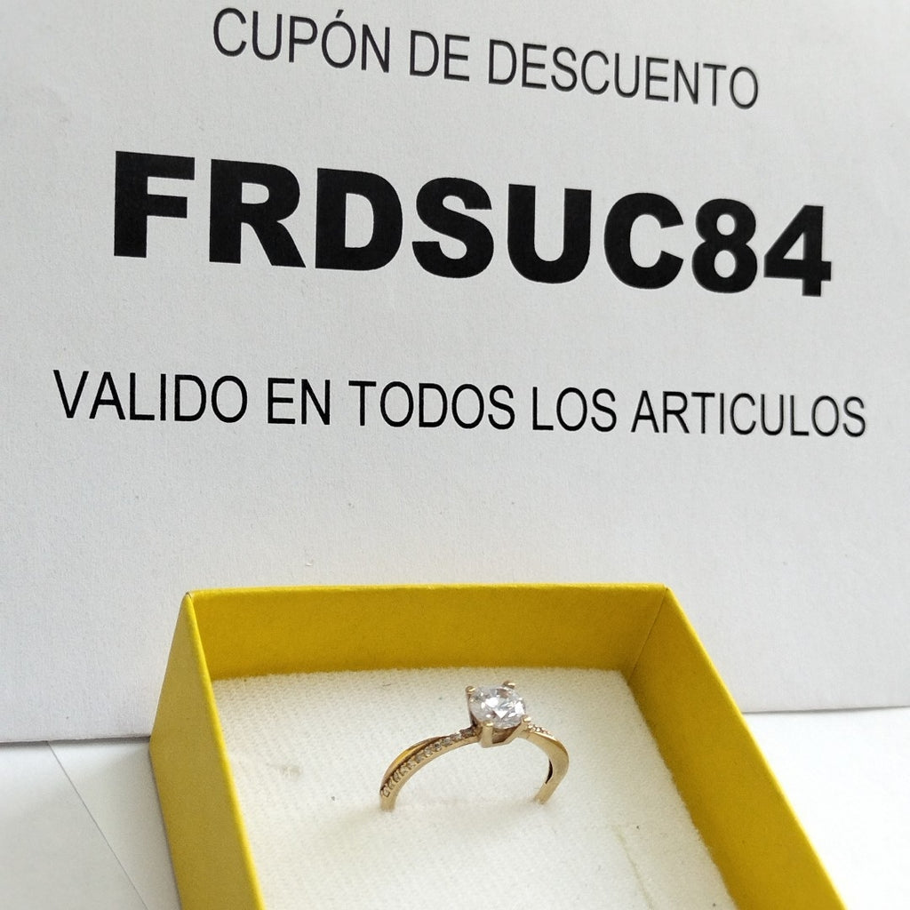 SOLITARIO ORO 10 K 1.5 GRMS (SEMINUEVO)