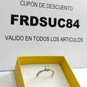 SOLITARIO ORO 10 K 1.5 GRMS (SEMINUEVO)