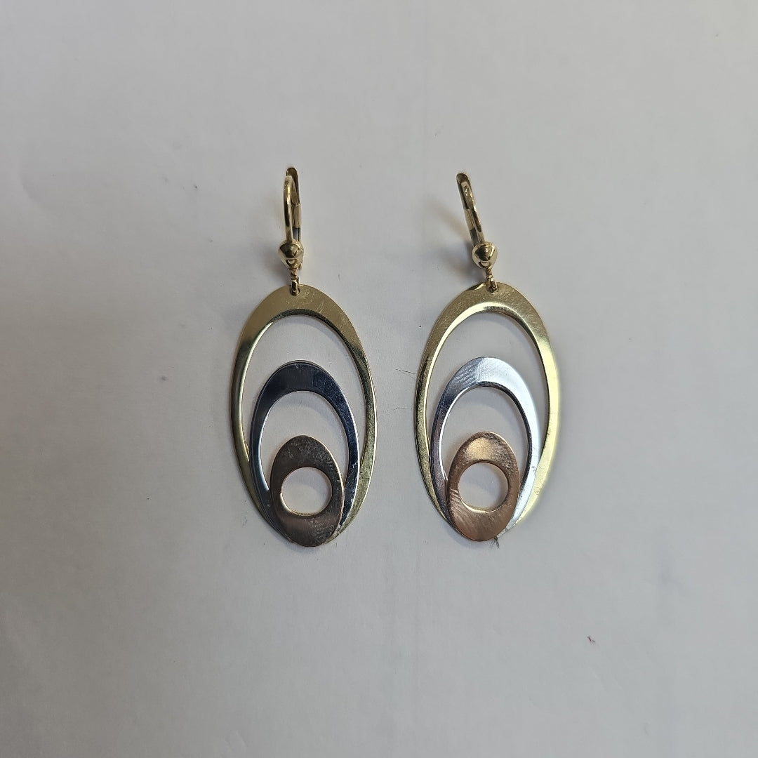 ARETES PAR ORO 10 K 3.5 GRMS (SEMINUEVO)