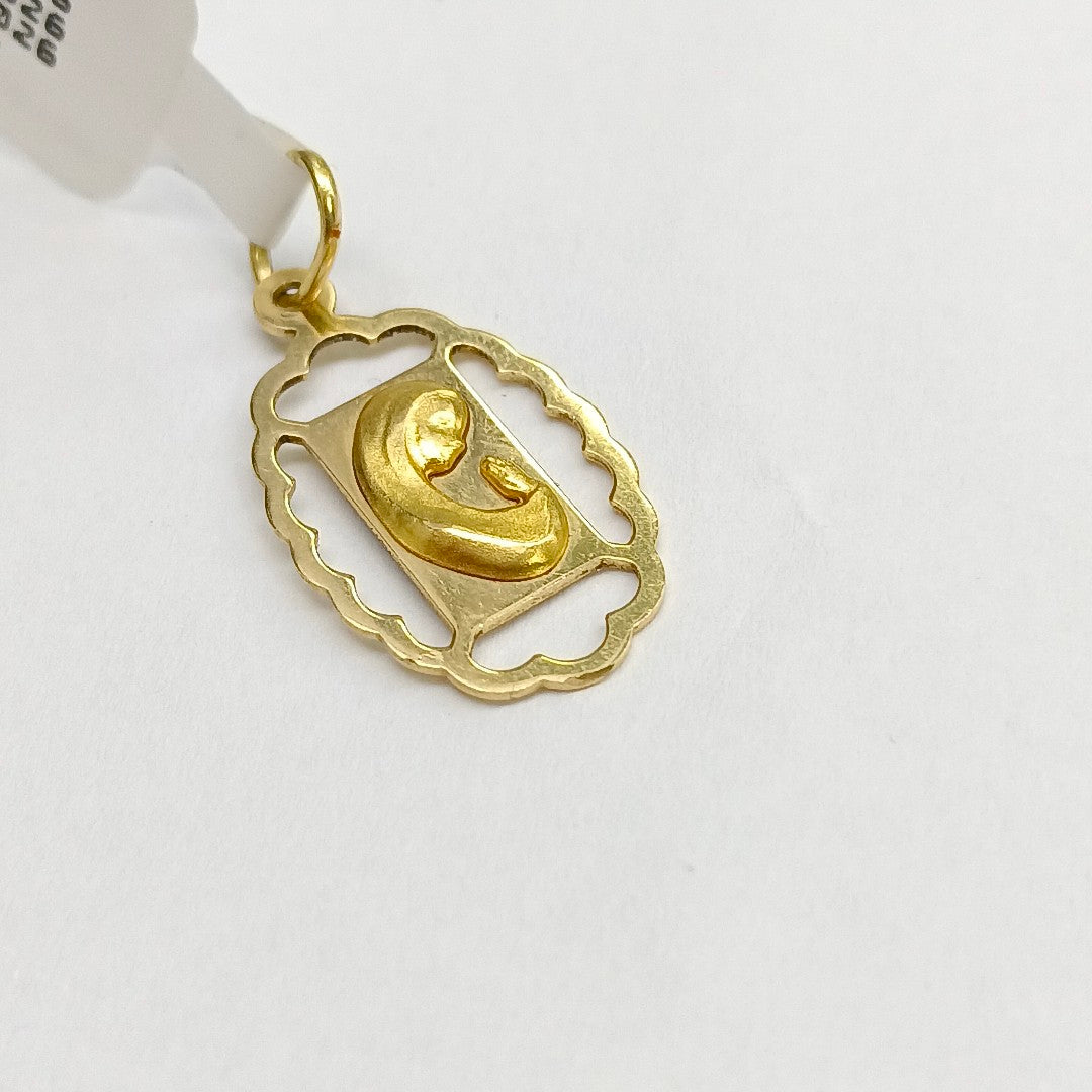 MEDALLA RELIGIOSA ORO 18 K 1.7 GRMS (SEMINUEVO)