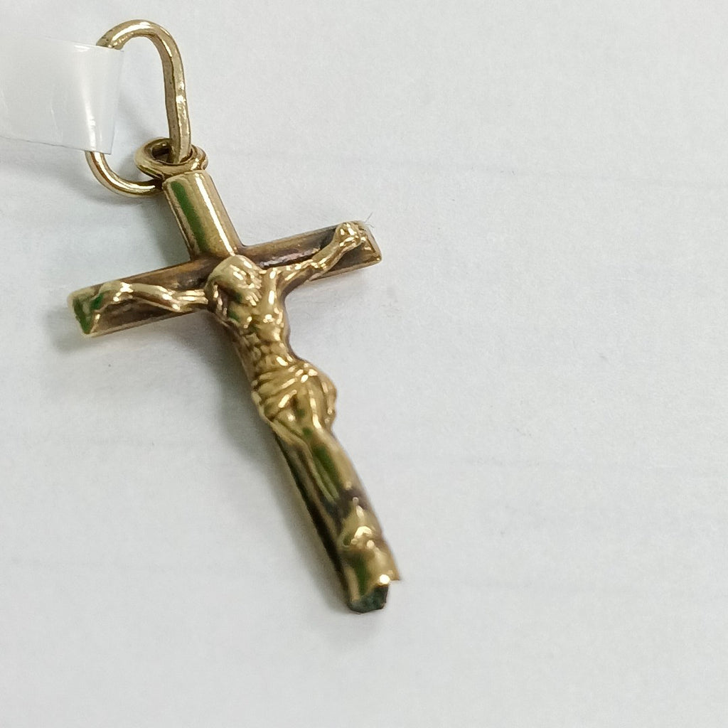 CRUCIFIJO ORO 10 K 1.1 GRMS (SEMINUEVO)