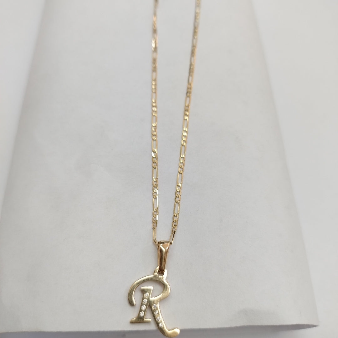 CADENA, DIJE ORO 14 K 2.7 GRMS (SEMINUEVO)