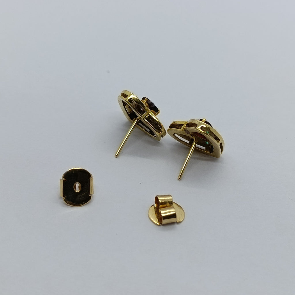 BROQUELES PAR ORO 14 K 7,20 GRMS (SEMINUEVO)