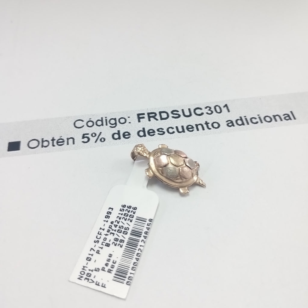 DIJE ORO, ORO COMBINADO 14 K 2.9 GRMS (SEMINUEVO)