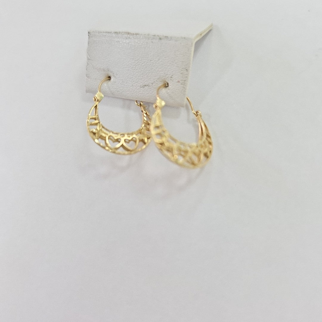 ARRACADAS PAR ORO 10 K 1.7 GRMS (SEMINUEVO)
