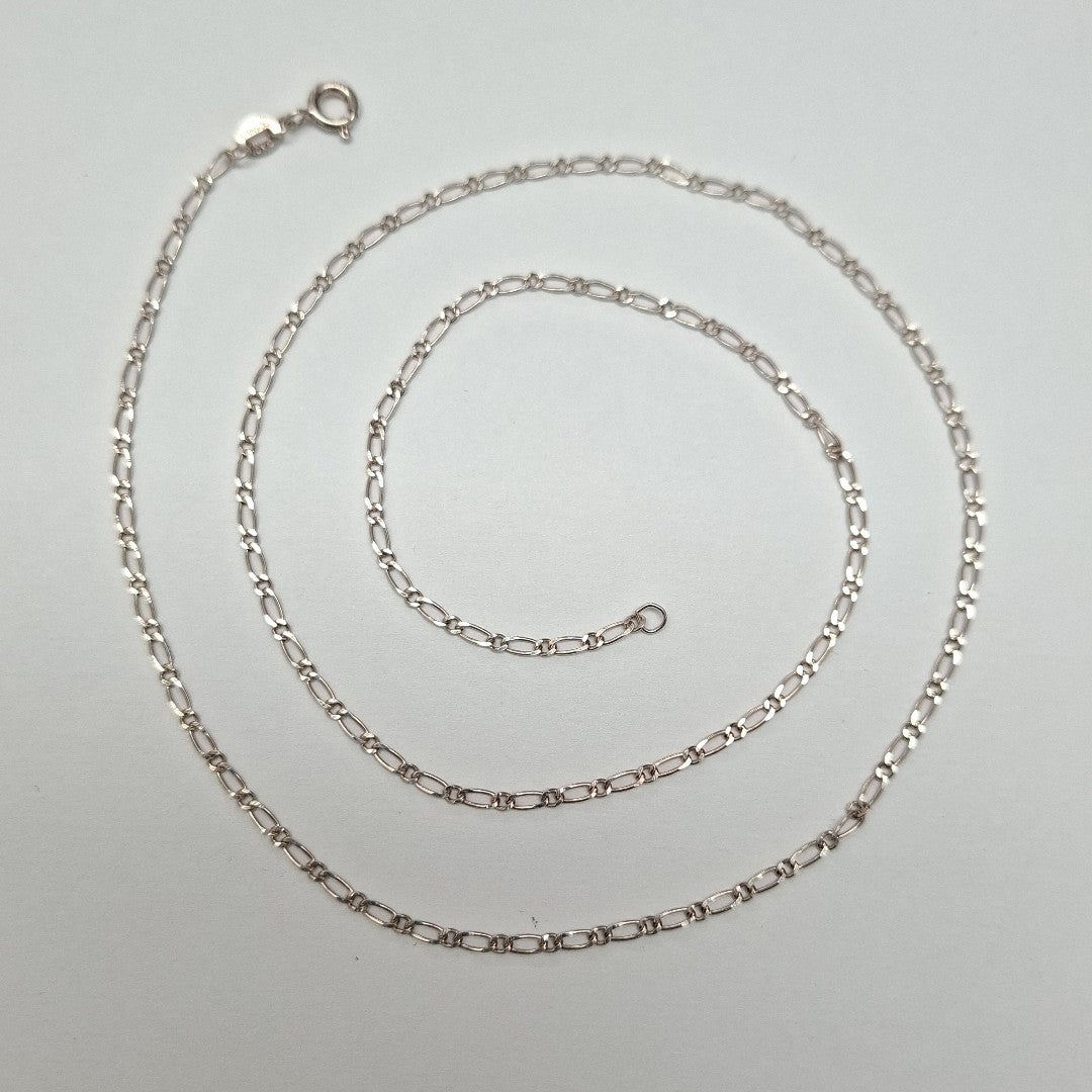 CADENA TEJIDO 1X1 PLATA .925 55 CM 3.3 GR (NUEVO)