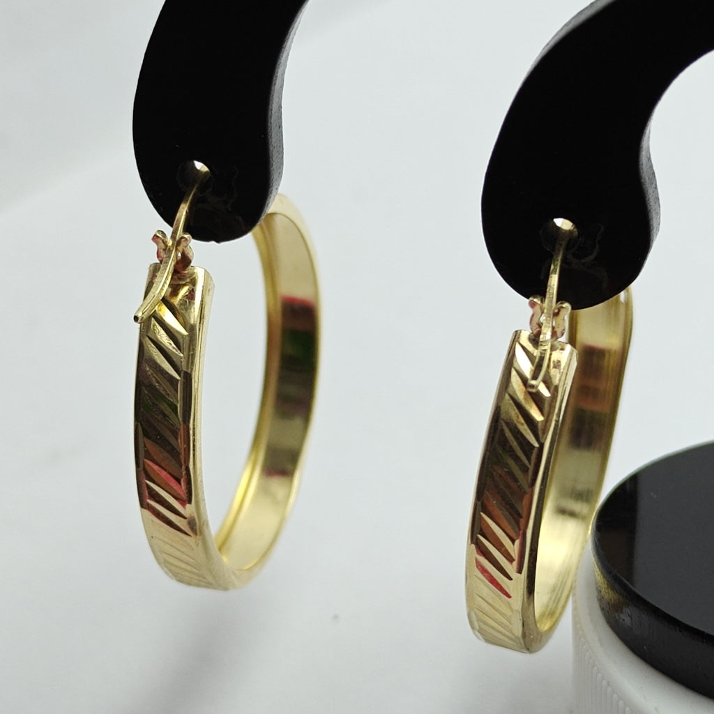 ARRACADAS PAR ORO 14 K 2,50 GRMS (SEMINUEVO)