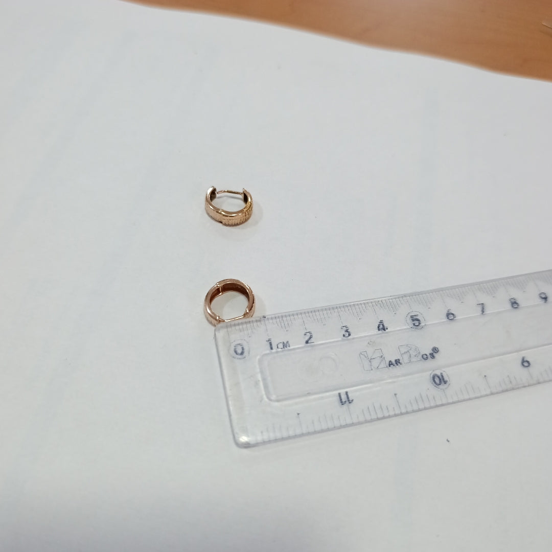 ARETES PAR ORO 10 K 1,20 GRMS (SEMINUEVO)