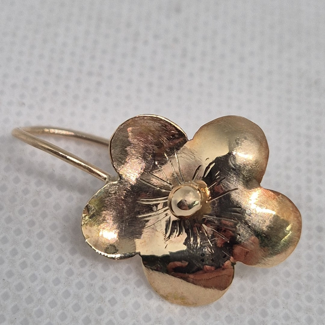 ARETES PAR ORO 14 K 2.7 GRMS (SEMINUEVO)