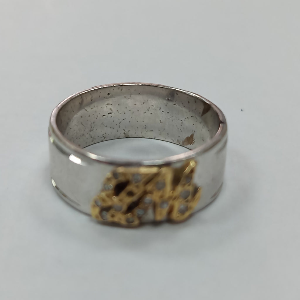 ARGOLLA ORO, ORO BLANCO 14 K 6.8 GRMS (SEMINUEVO)