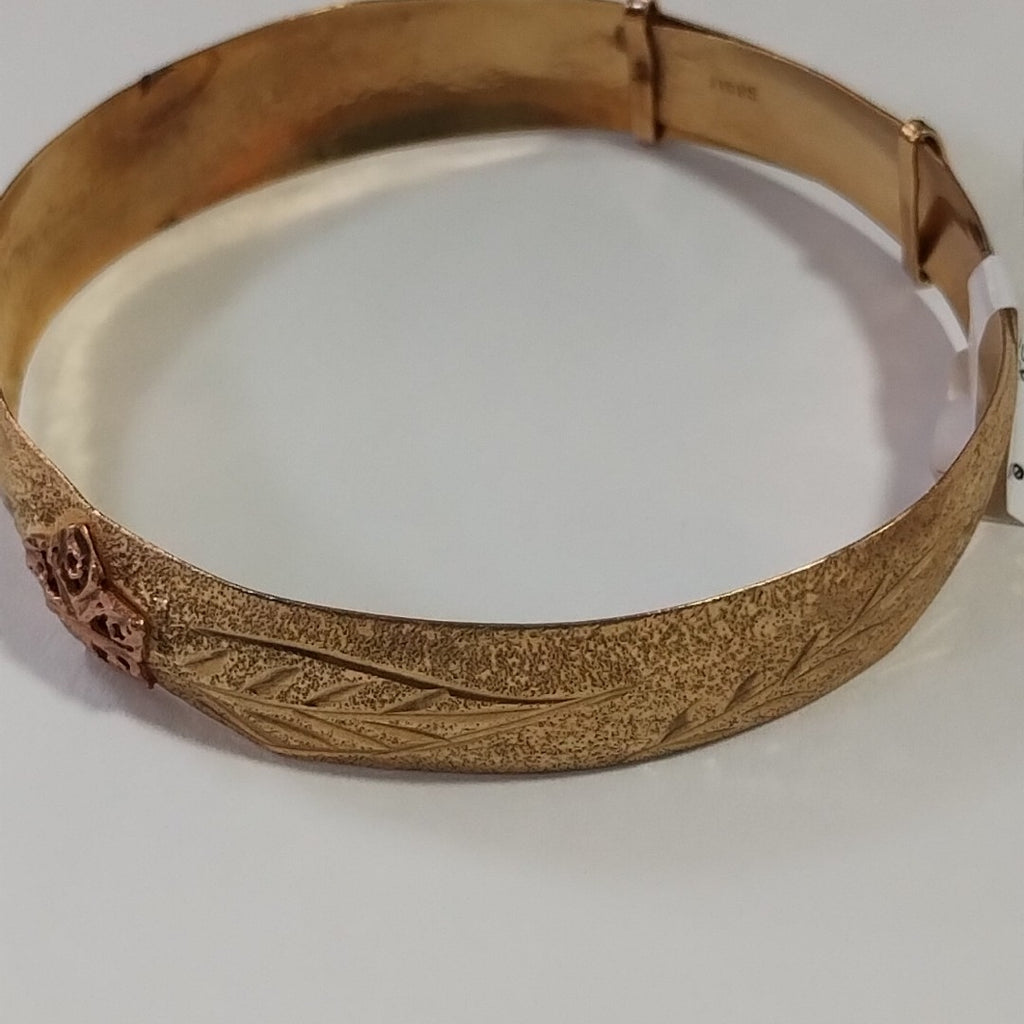 PULSERA RIGIDA ORO 10 K 9,40 GRMS (SEMINUEVO)