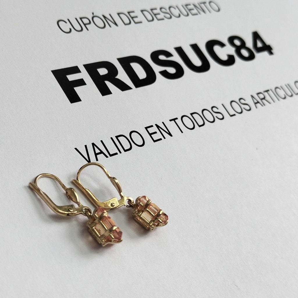 ARETES PAR ORO 14 K 4.1 GRMS (SEMINUEVO)