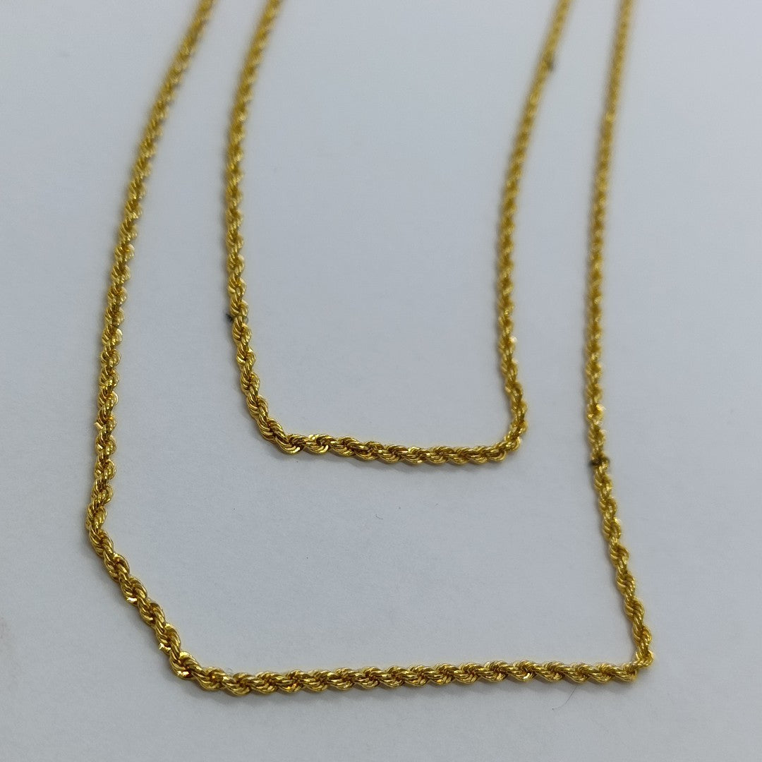 CADENA ORO 14 K 3.2 GRMS (SEMINUEVO)