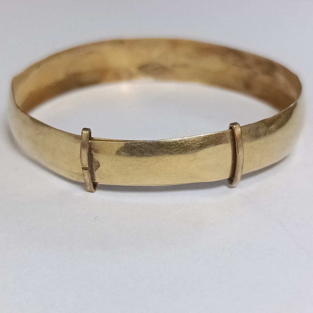 PULSERA RIGIDA ORO 14 K 9.3 GRMS (SEMINUEVO)