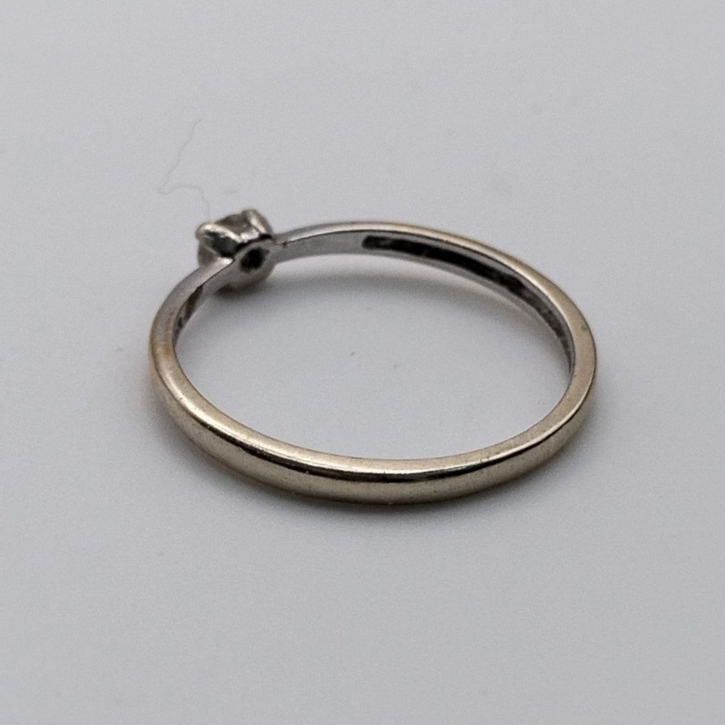 ANILLITO ORO BLANCO 14 K 1.2 GRMS (SEMINUEVO)