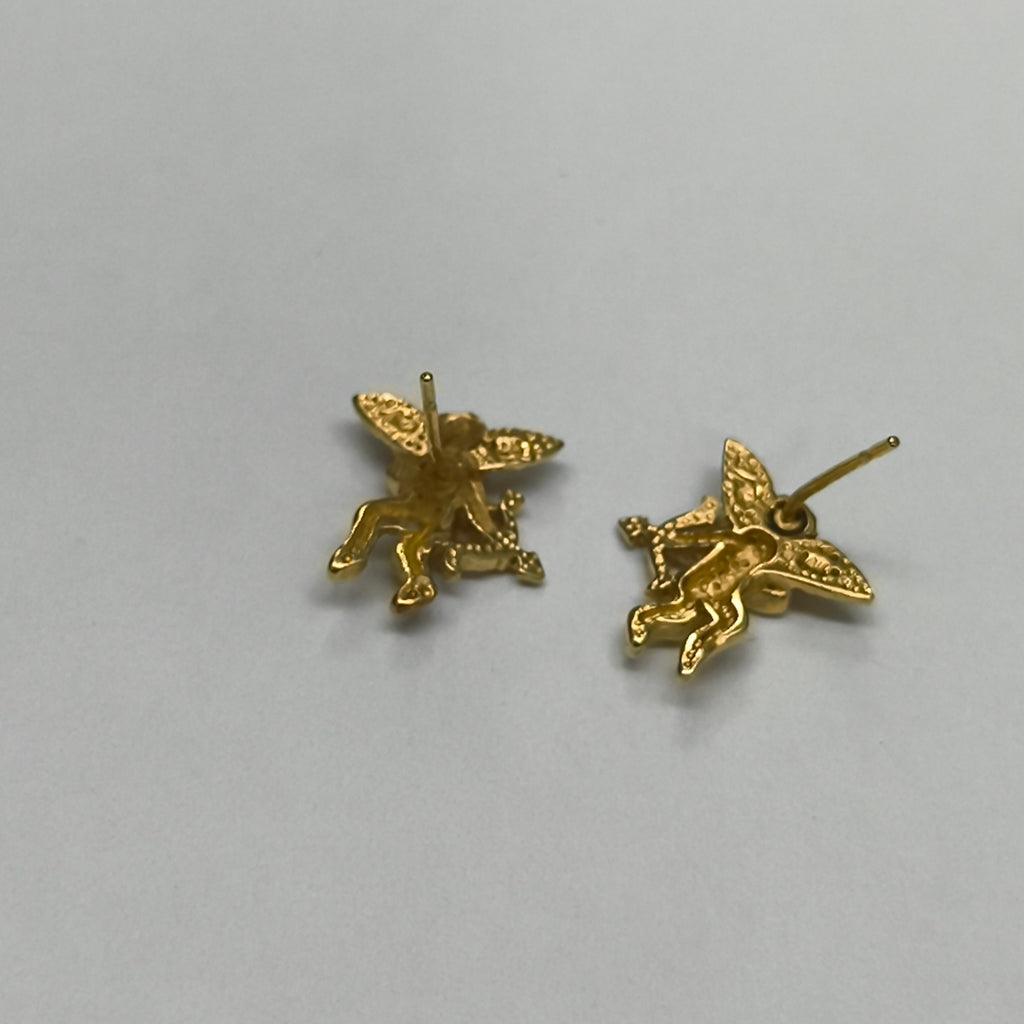 BROQUELES PAR ORO 14 K 2.4 GRMS (SEMINUEVO)