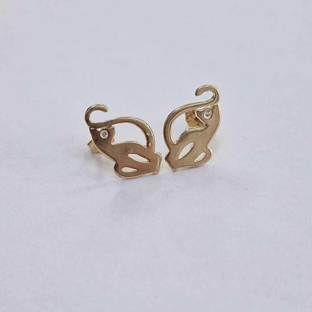 ARETES PAR ORO 10 K 1,60 GRMS (SEMINUEVO)