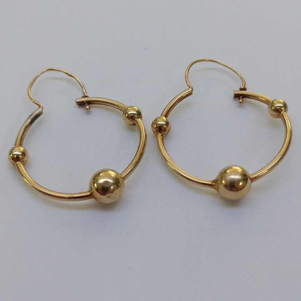 ARRACADAS PAR ORO 10 K 2,80 GRMS (SEMINUEVO)