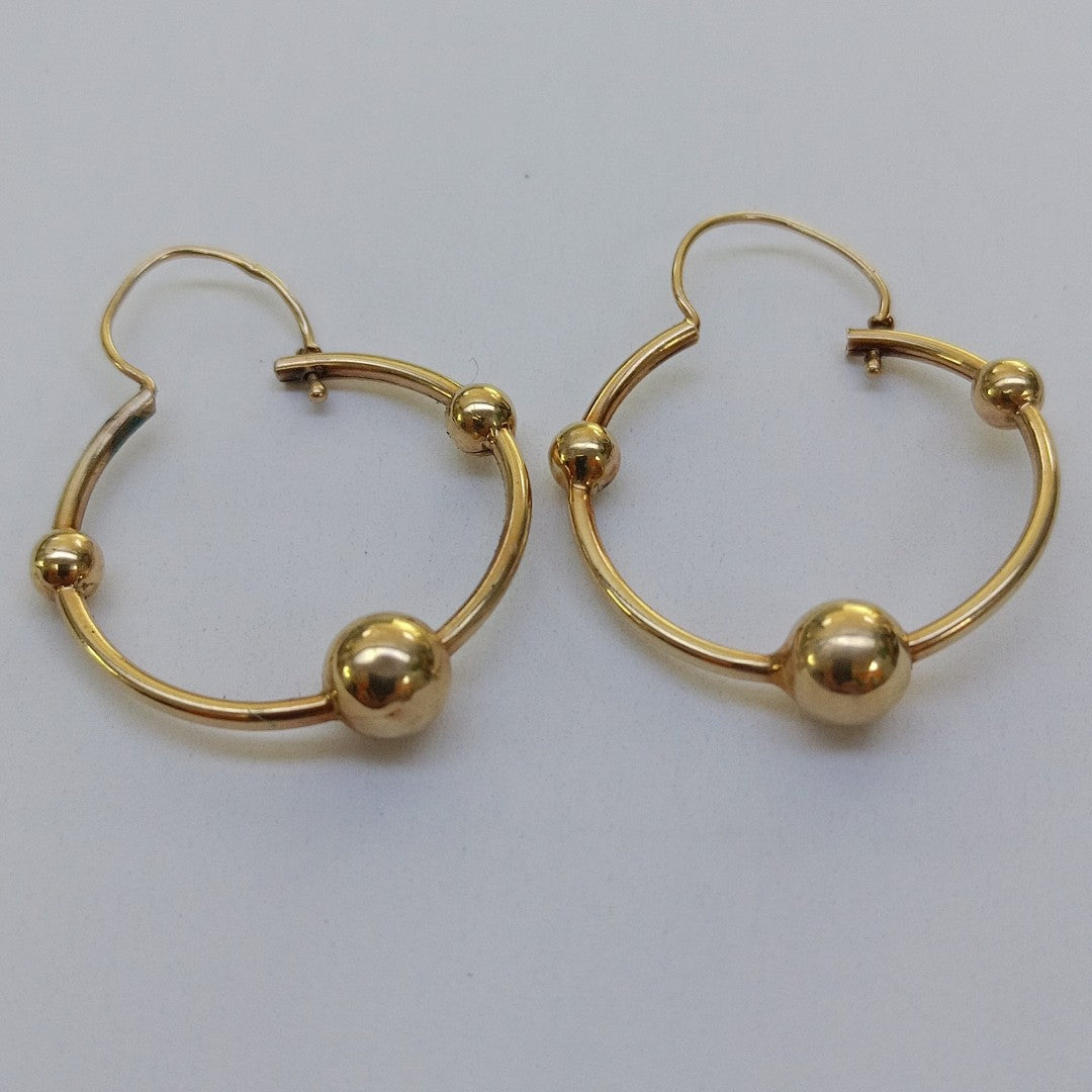 ARRACADAS PAR ORO 10 K 2,80 GRMS (SEMINUEVO)