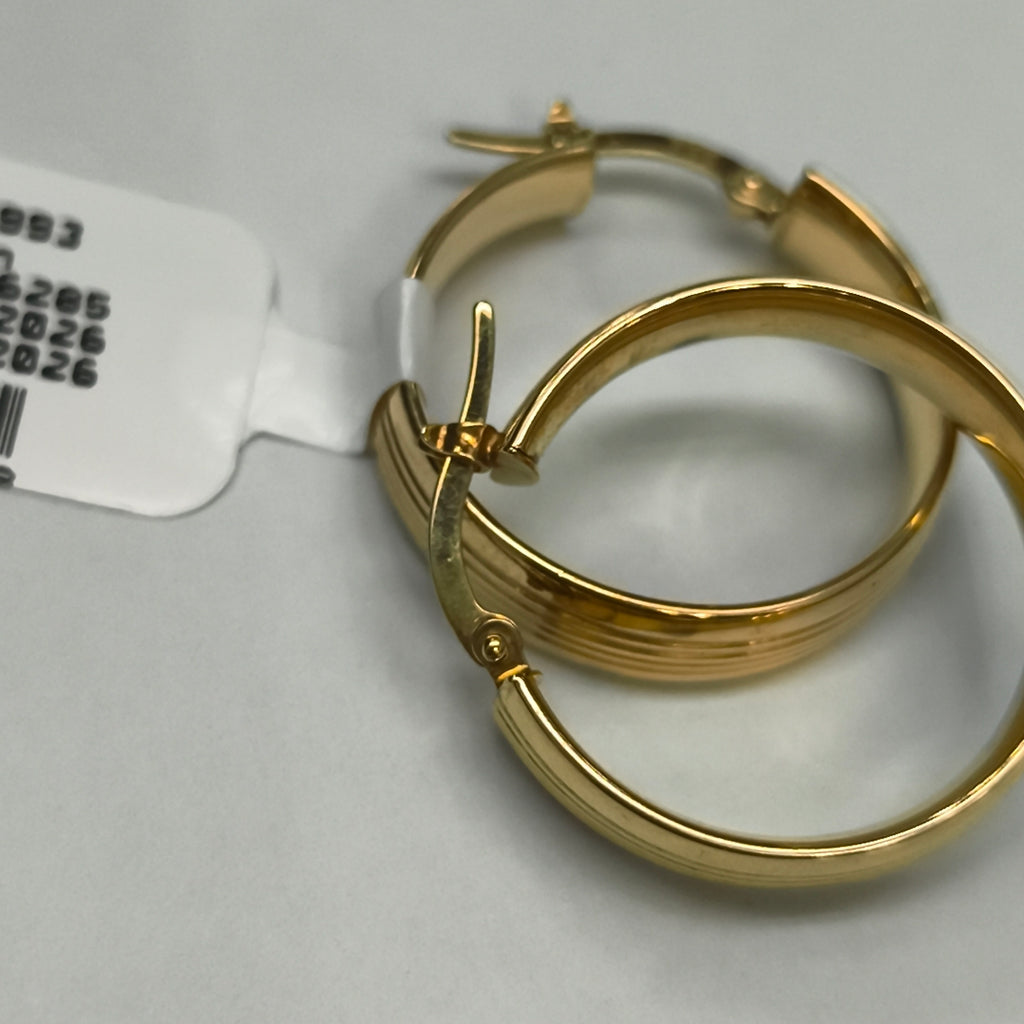 ARRACADAS PAR ORO 14 K 2.6 GRMS (SEMINUEVO)