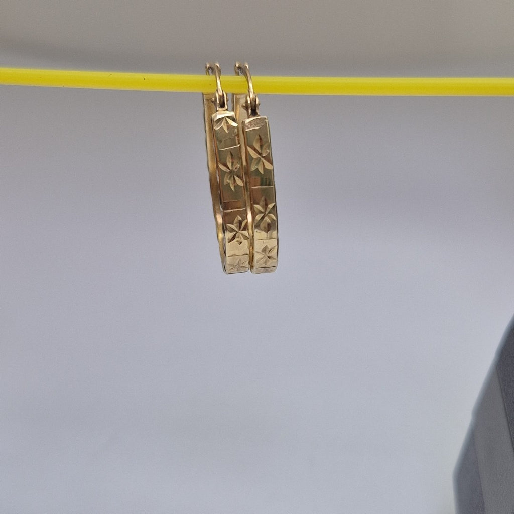 ARRACADAS PAR ORO 14 K 2.4 GRMS (SEMINUEVO)