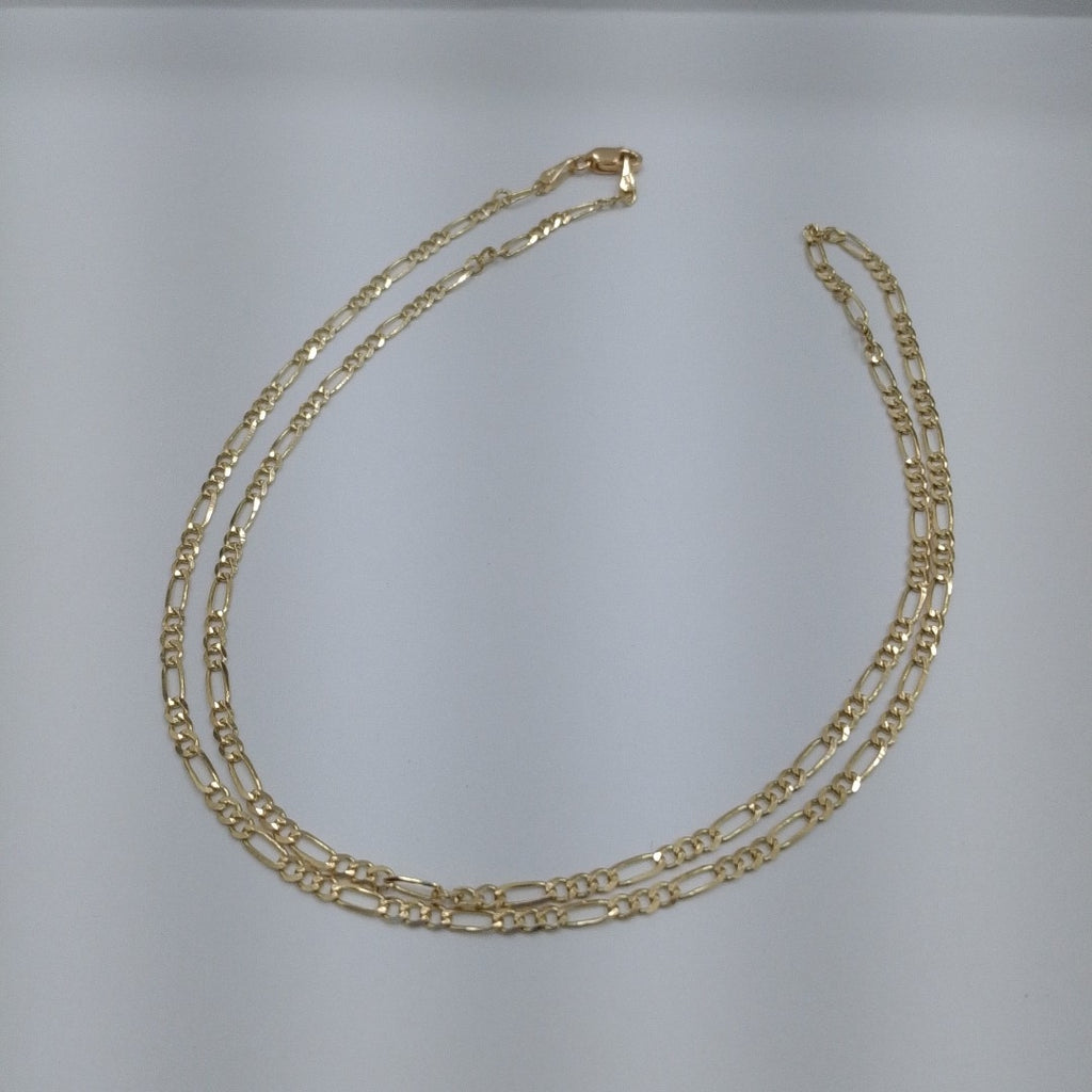 CADENAS 3X1 ORO 14K 55 CM 5.1 GR (NUEVO)