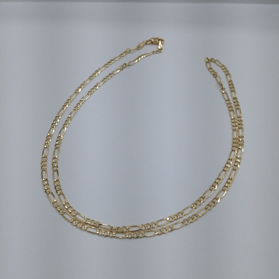 CADENAS 3X1 ORO 14K 55 CM 5.1 GR (NUEVO)
